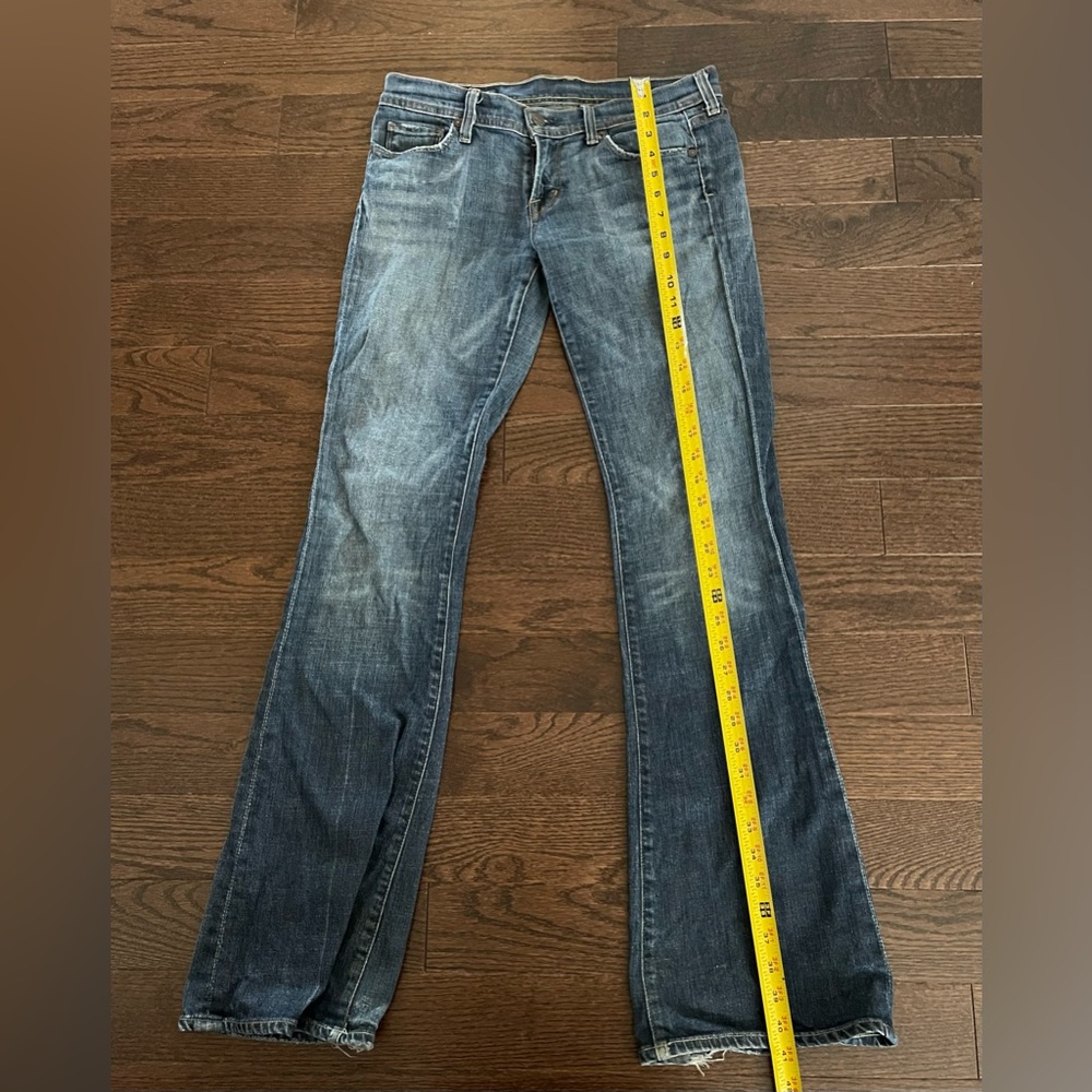 Citizens Of Humanity Jeans Womens 29 Blue Denim Pants Ingrid 002 Low Waist Flair
